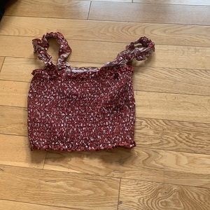 Amazon, crop top with flower design